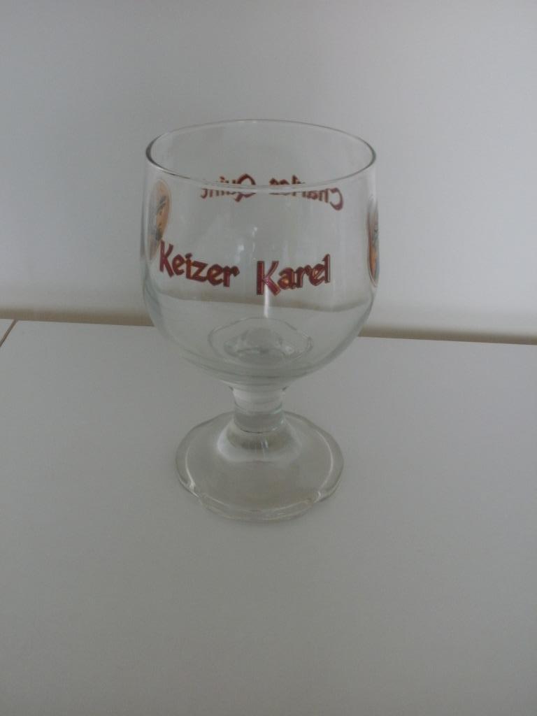 glas Keizer Karel, Verzamelen, Ophalen, Zo goed als nieuw, Bierglas