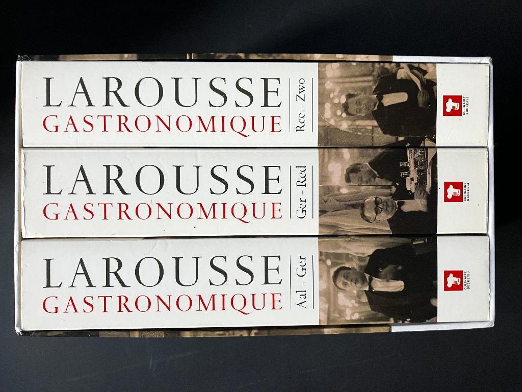 LAROUSSE GASTRONOMIQUE  3 delen  nieuwstaat, Boeken, Ophalen