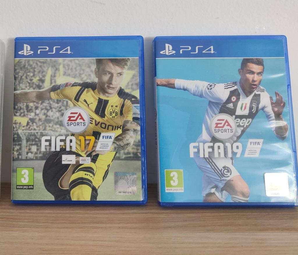 Game Playstation 4: FIFA17 / FIFA19, Enlèvement ou Envoi, Utilisé, Sport, À partir de 3 ans