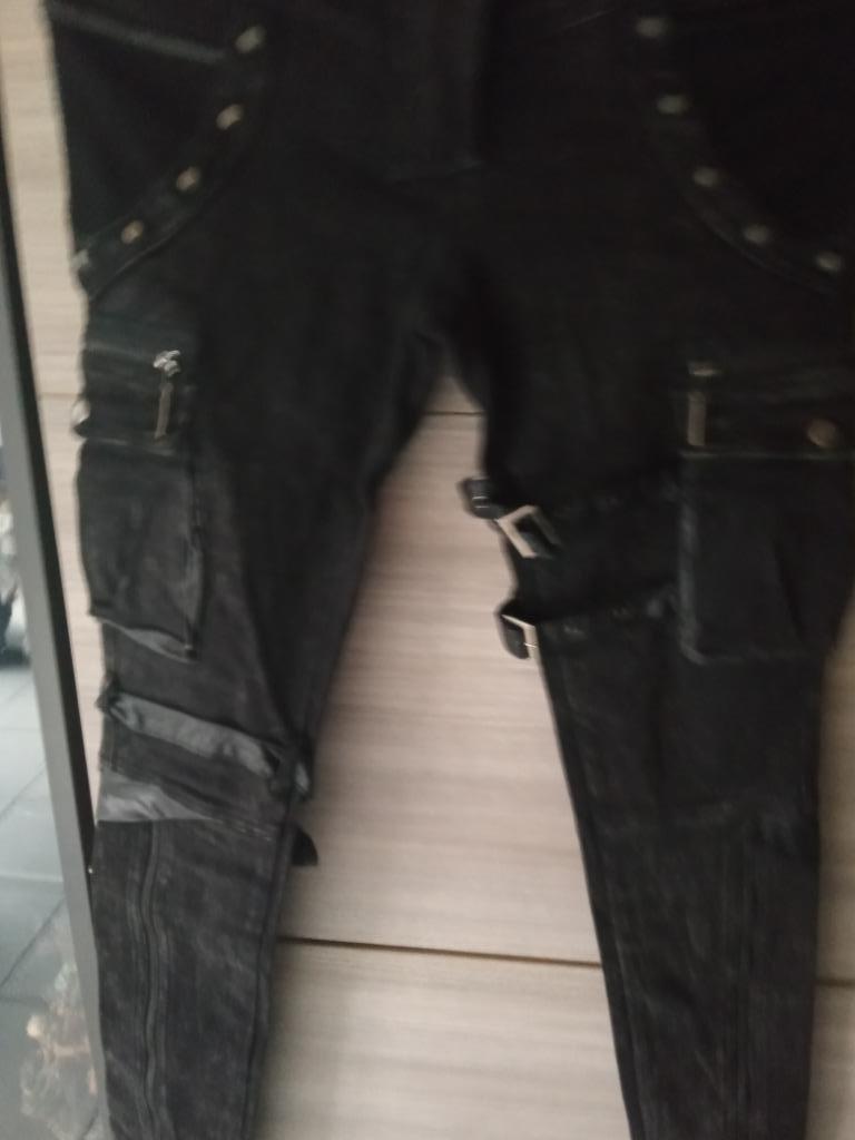 Mooie gothic dames broek, Ophalen of Verzenden, Zo goed als nieuw, Maat 36 (S)