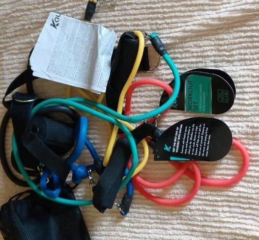 Weerstandsbanden zo goed als nieuw, Sport en Fitness, Fitnessmaterialen, Ophalen of Verzenden, Zo goed als nieuw, Weerstandband