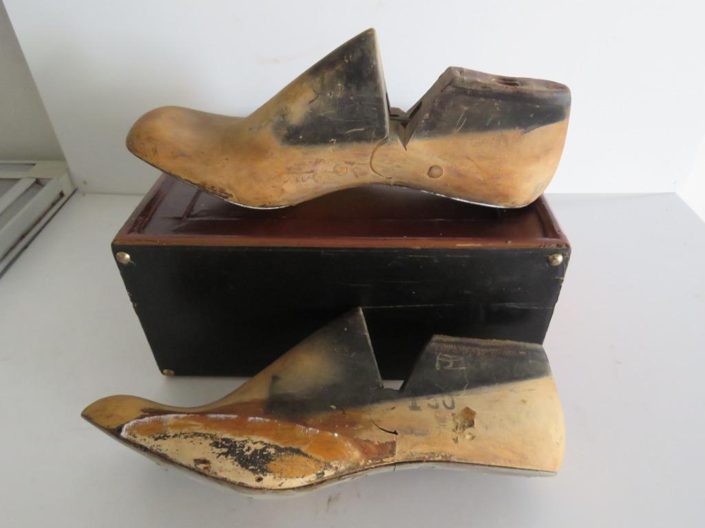 Antiek paar schoenleesten Maat 39, Antiek en Kunst, Ophalen of Verzenden