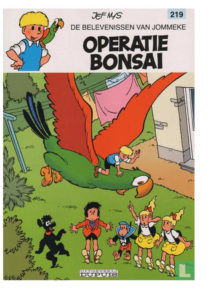 Strip Jommeke: Operatie Bonsai, Eén stripboek, Ophalen of Verzenden, Gelezen, Jef Mys