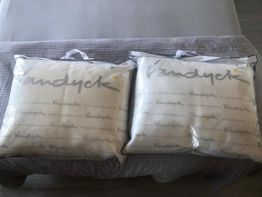 2 Thermo Hoofdkussens, Ophalen, Nieuw, Wit, Rechthoekig