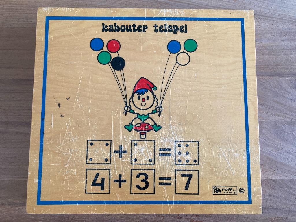 Houten kist - Kabouter telspel - Rolf, Enlèvement ou Envoi, Utilisé, Découverte