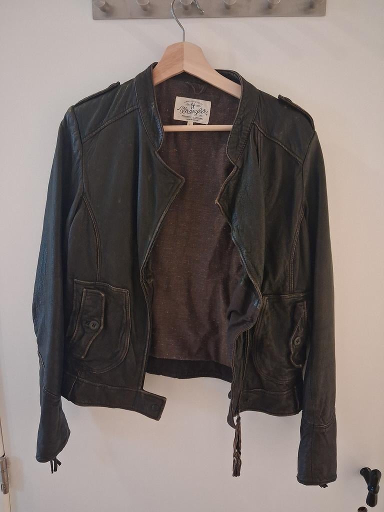 Veste Wrangler en cuir d'agneau véritable pour femme, Vêtements | Femmes, Enlèvement ou Envoi