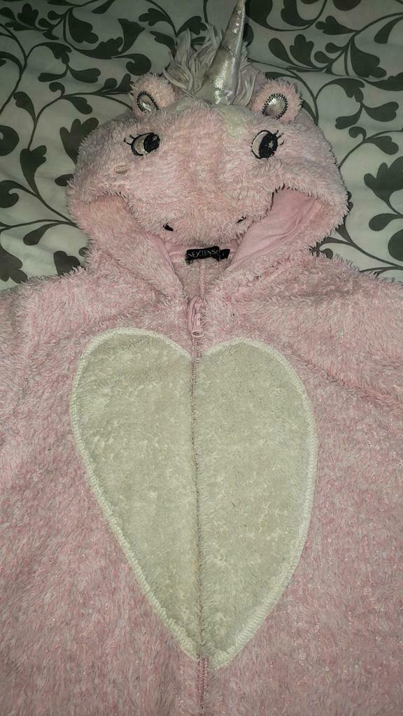 Déguisement / Onesie Licorne 6 ans, Ophalen of Verzenden, Gebruikt, Meisje, Nacht- of Onderkleding