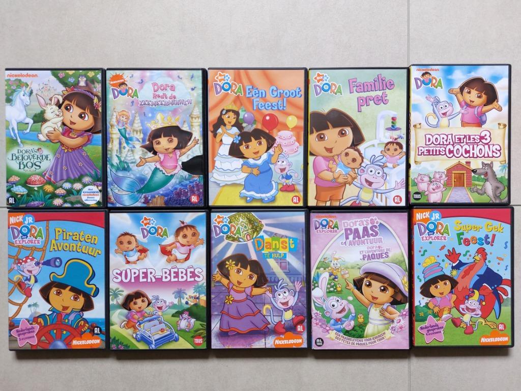 Dora Dvd's, Cd's en Dvd's, Dvd's | Kinderen en Jeugd, Gebruikt, Educatief, Alle leeftijden, Ophalen