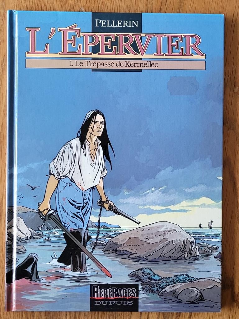 L'Épervier tome 1 eo Pellerin le trépassé de Kermellec, Boeken, Stripverhalen, Zo goed als nieuw, Eén stripboek, Ophalen of Verzenden