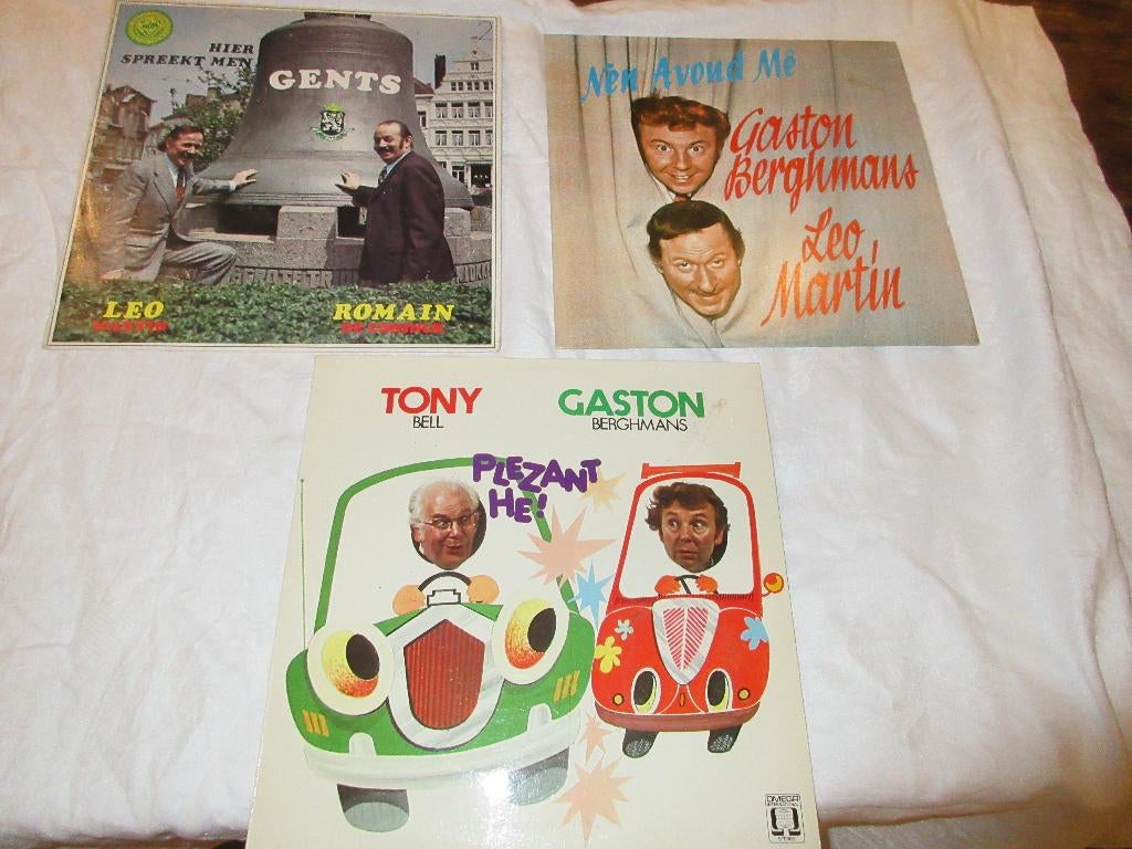 3 LP GASTON en LEO en Tony Bell en Romain De Coninck Vinyl, Cd's en Dvd's, Vinyl | Nederlandstalig, Ophalen