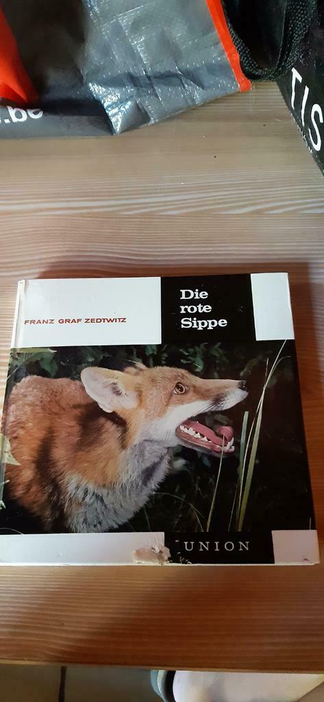 Die rote Sippe, Duits boek/verhaal over een vossenfamilie, Gelezen, Overige diersoorten, Franz Graf Zedtwitz, Ophalen of Verzenden