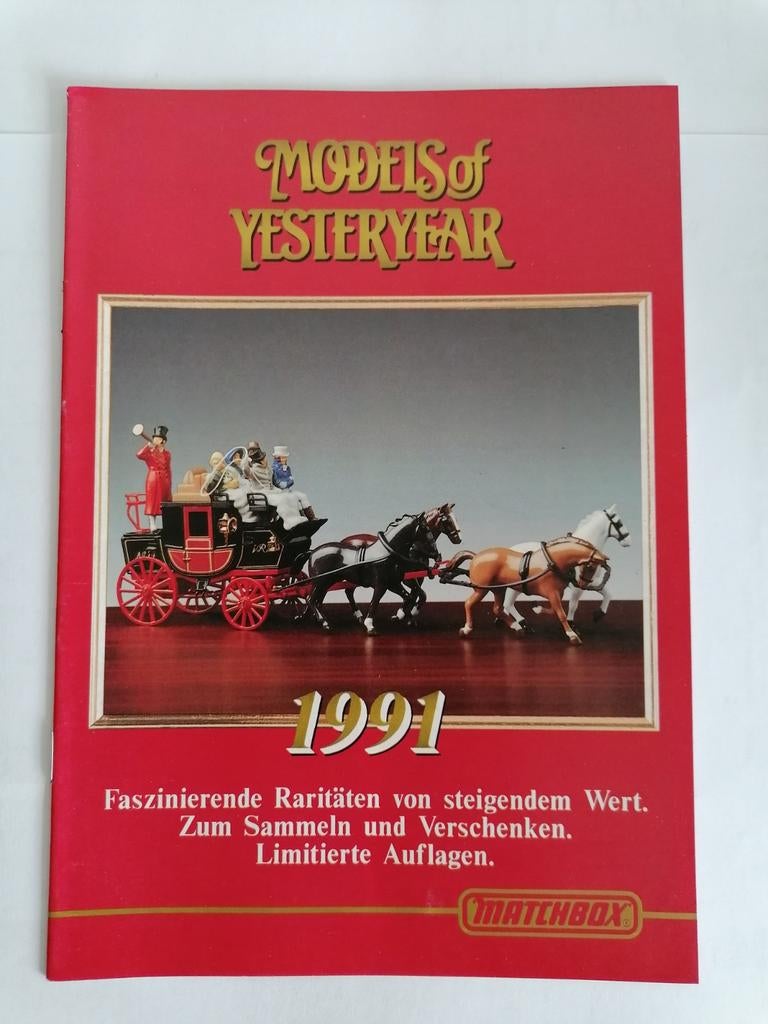 Matchbox Models of Yesteryear 1991 catalogus, Ophalen of Verzenden, Zo goed als nieuw, Auto, Matchbox