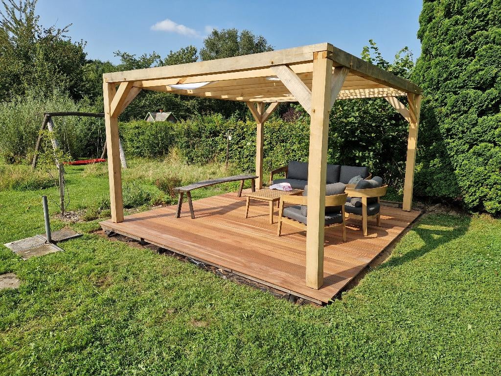 Pergola (pakket), Tuin en Terras, Overkappingen, Nieuw, Ophalen
