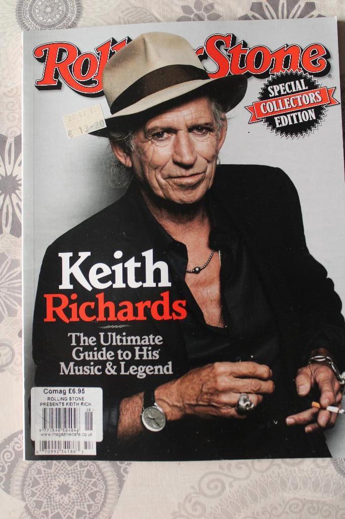 Rolling Stone magazine - KEITH RICHARDS - 2015 in het Engels, Artiest, Ophalen of Verzenden, Zo goed als nieuw, Collectif