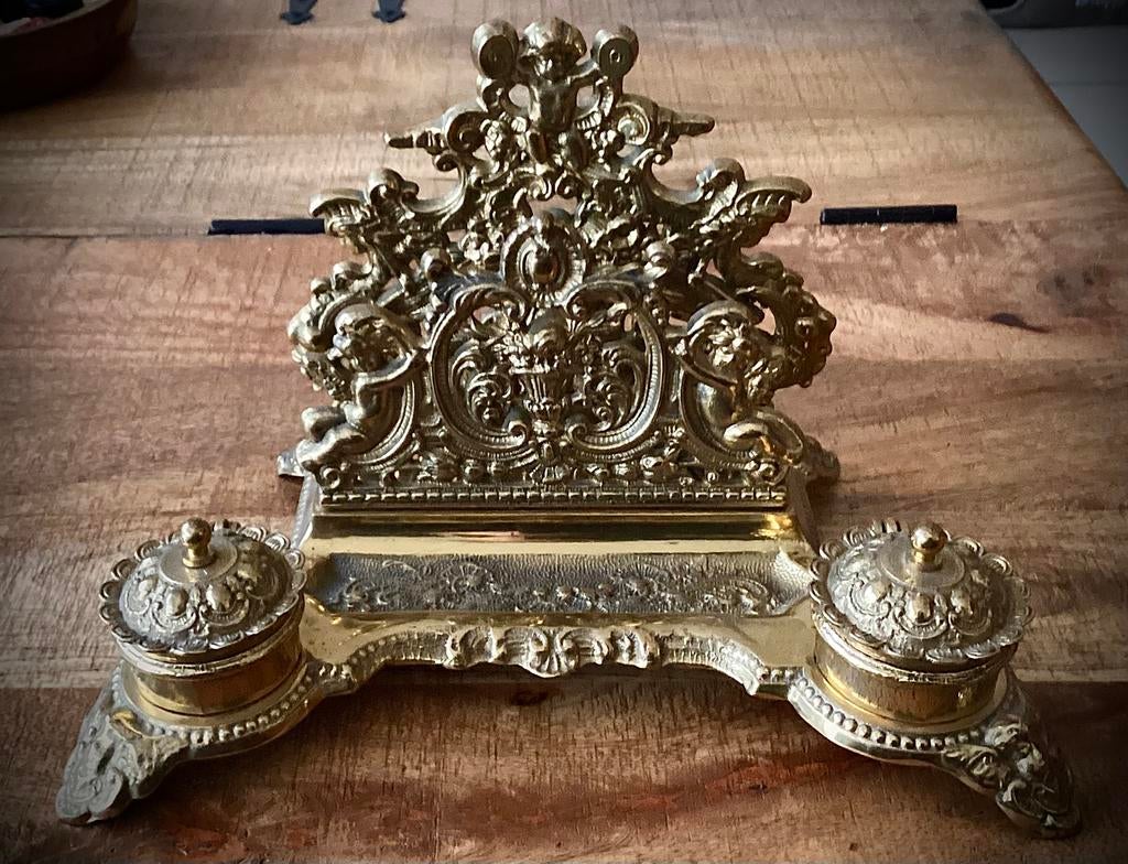 Victoriaanse brievenhouder xl  ⚜️✉️⚜️, Antiek en Kunst, Ophalen of Verzenden