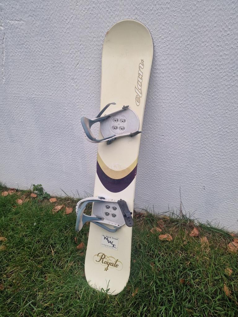 Snowboard met boots, Sport en Fitness, Snowboarden, Ophalen