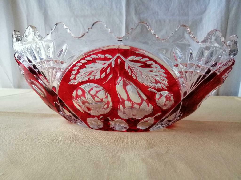 Bol à fruits en cristal, Antiquités & Art, Enlèvement