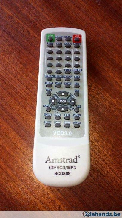 afstandsbediening amstrad rcd 808, Ophalen of Verzenden, Nieuw