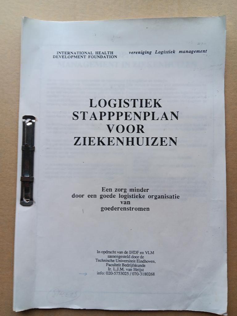 Bundel Logistiek stappenplan voor ziekenhuizen, Boeken, Ophalen of Verzenden