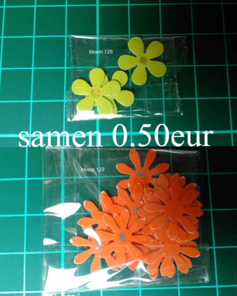 scrap bloemen vlinders knutselen zomer kaarten decoratie 8, Ophalen of Verzenden, Nieuw