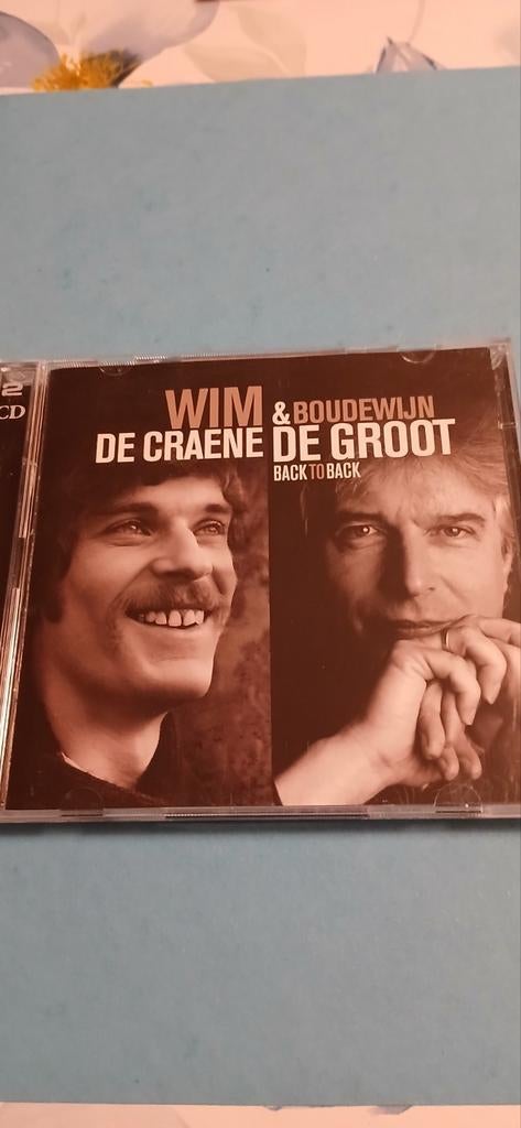 Wim de Craene / Boudewijn de Groot - Back to Back 2 cd, Ophalen of Verzenden, Zo goed als nieuw