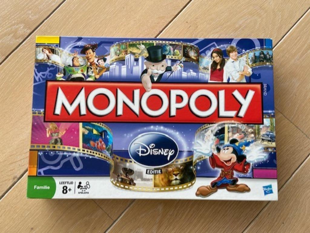 Disney Monopoly, Trois ou quatre joueurs, Enlèvement ou Envoi, Comme neuf, Parker