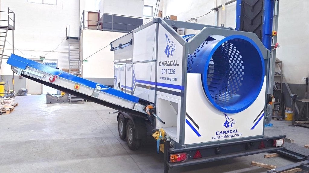 Tamis à tambour mobile | CARACAL Belgium, Neuf, 40 cm ou plus, 70 cm ou plus, Béton