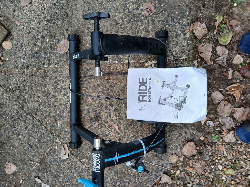 fiets trainingrollen, Enlèvement, Utilisé, Decathlon Btwin