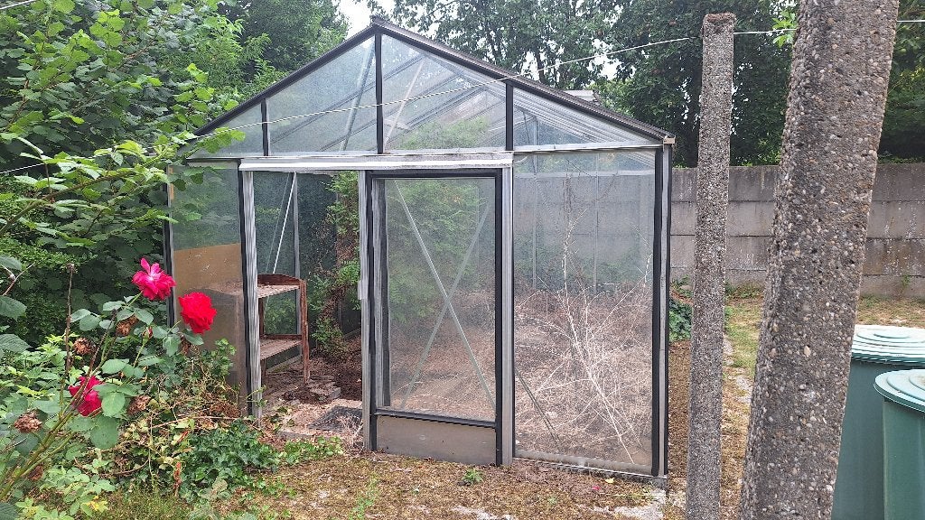 Serre, Jardin & Terrasse, Serres, Verre, Serre, Enlèvement, Utilisé
