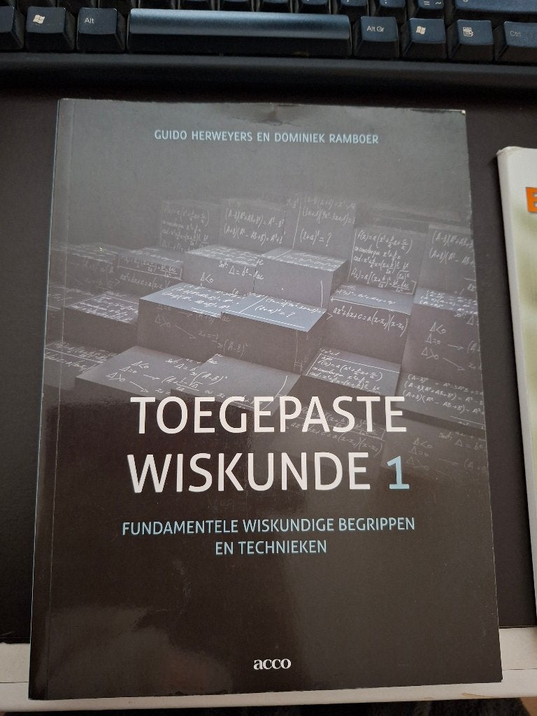 Toegepaste wiskunde 1 nieuw, Boeken, Ophalen of Verzenden, Nieuw