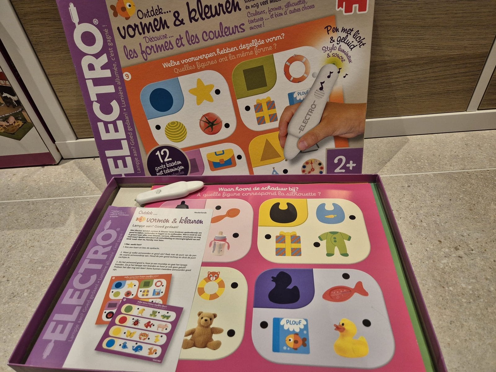 JUMBO Electro - Ontdek vormen & kleuren - Vanaf 2 jaar, Kinderen en Baby's, Ophalen of Verzenden, Gebruikt, Ontdekken, Met licht