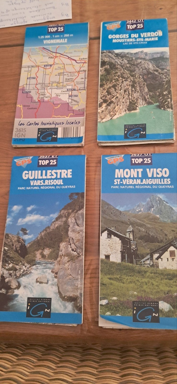 Les 4 meilleures cartes de France, Livres, Atlas & Cartes géographiques, Enlèvement, France