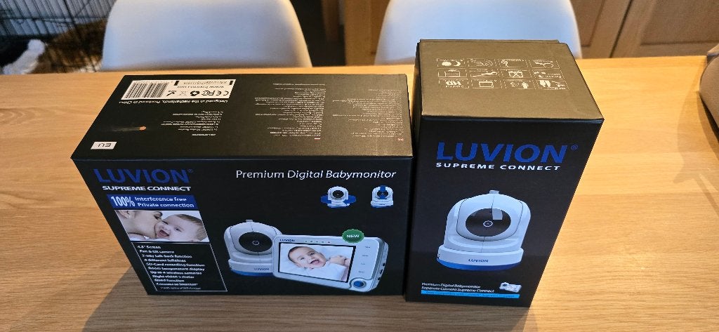 Luvion supreme connect Babymonitor met 2 camera's, Ophalen, Zo goed als nieuw, Camera