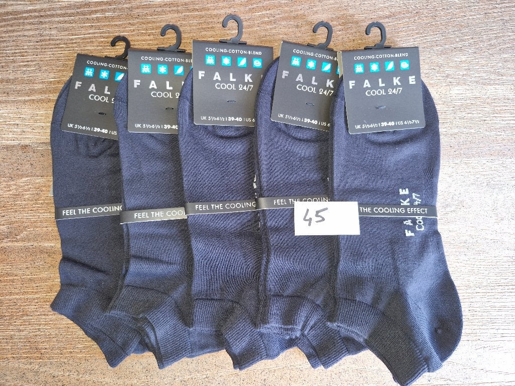 Falke Sneakers Heren schoenmaat 39/40 Pakket 45, Vêtements | Hommes, Chaussettes & Bas, Enlèvement, Neuf, Taille 39 à 42, Autres couleurs