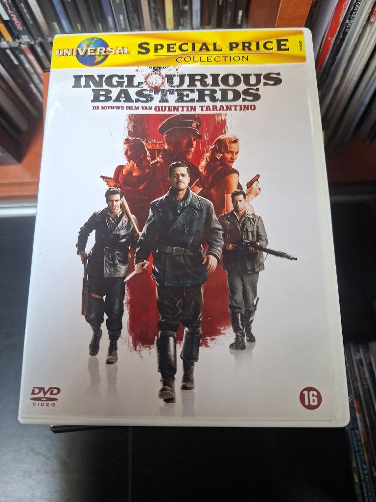 dvd - inglorious basterds, Cd's en Dvd's, Vanaf 16 jaar, Nederlands, Zo goed als nieuw, Oorlog