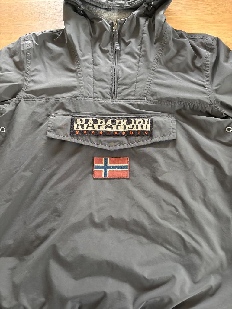 Winterjas heren Napapijri L, Kleding | Heren, Jassen | Winter, Ophalen, Maat 52/54 (L), Napapijri, Grijs