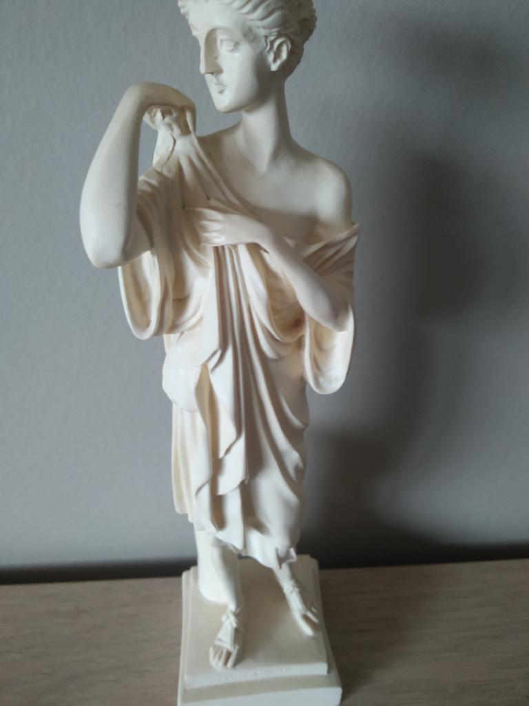 decoratief wit beeldje artemis sculptuur Grieks godin, Ophalen of Verzenden