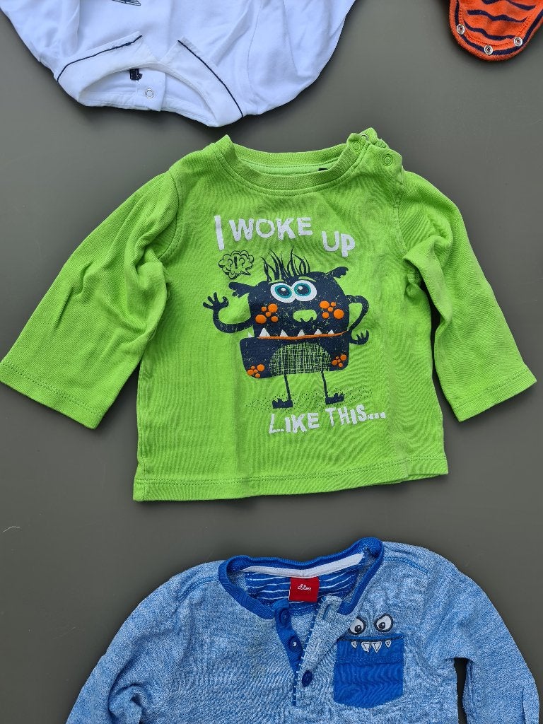 groene pull, trui Blue Seven 9-12m/74cm, Kinderen en Baby's, Babykleding | Maat 74, Ophalen, Zo goed als nieuw