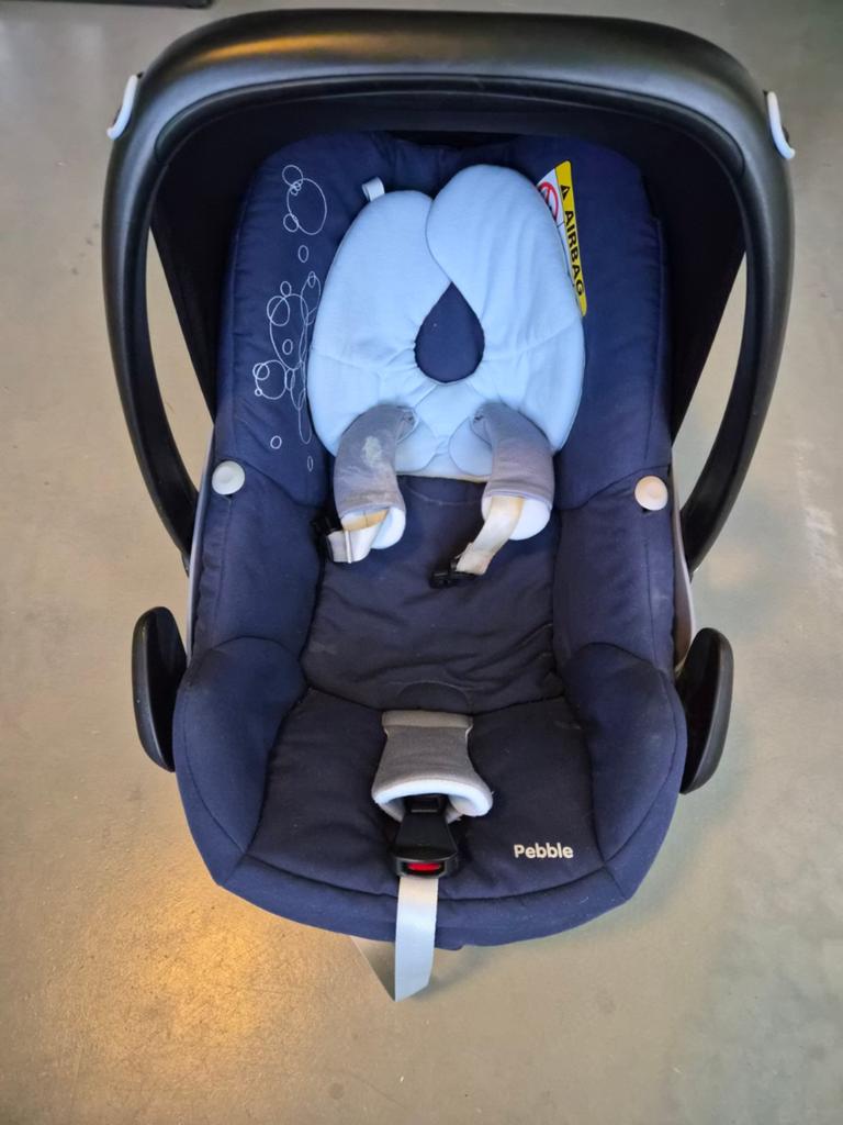 Autostoel bavy Maxi-Cosi pebble (blauw), Kinderen en Baby's, Autostoeltjes, Autogordel of Isofix, Gebruikt, Maxi-Cosi, Ophalen