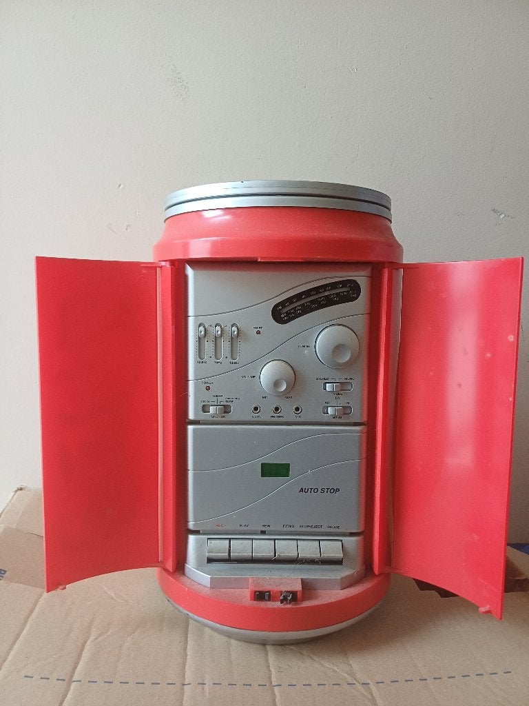 Radio cassette Coca-Cola, TV, Hi-fi & Vidéo, Enlèvement, Utilisé, Radio