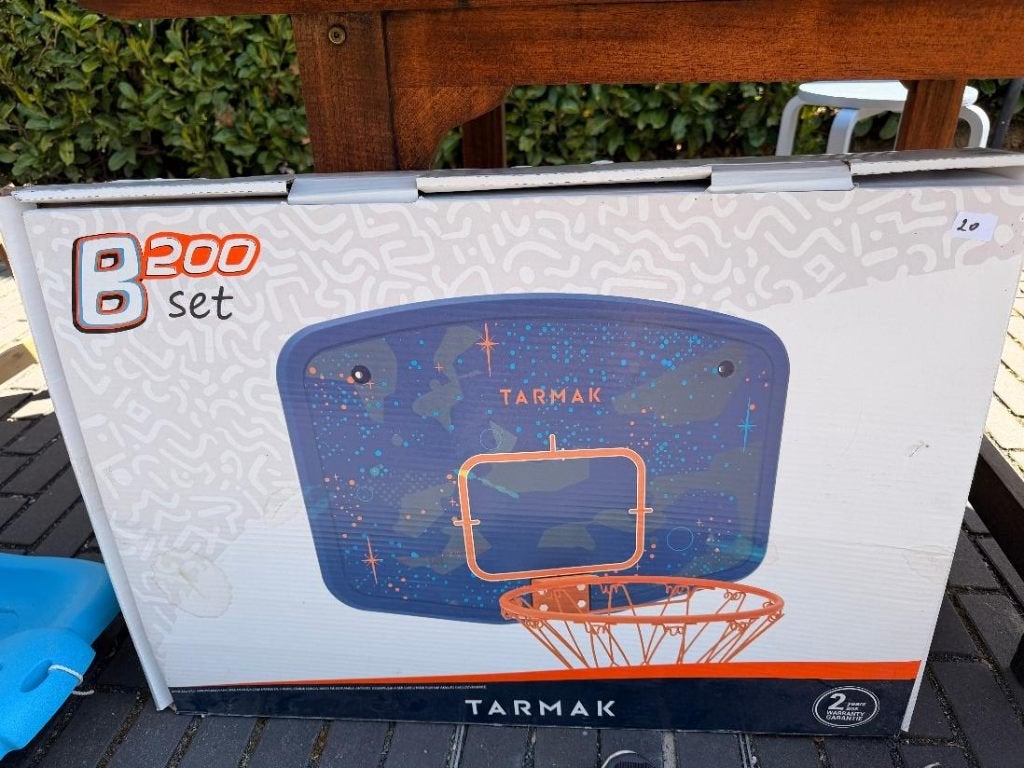Set de basket, Sports & Fitness, Basket, Enlèvement, Utilisé, Anneau, Panneau ou Poteau