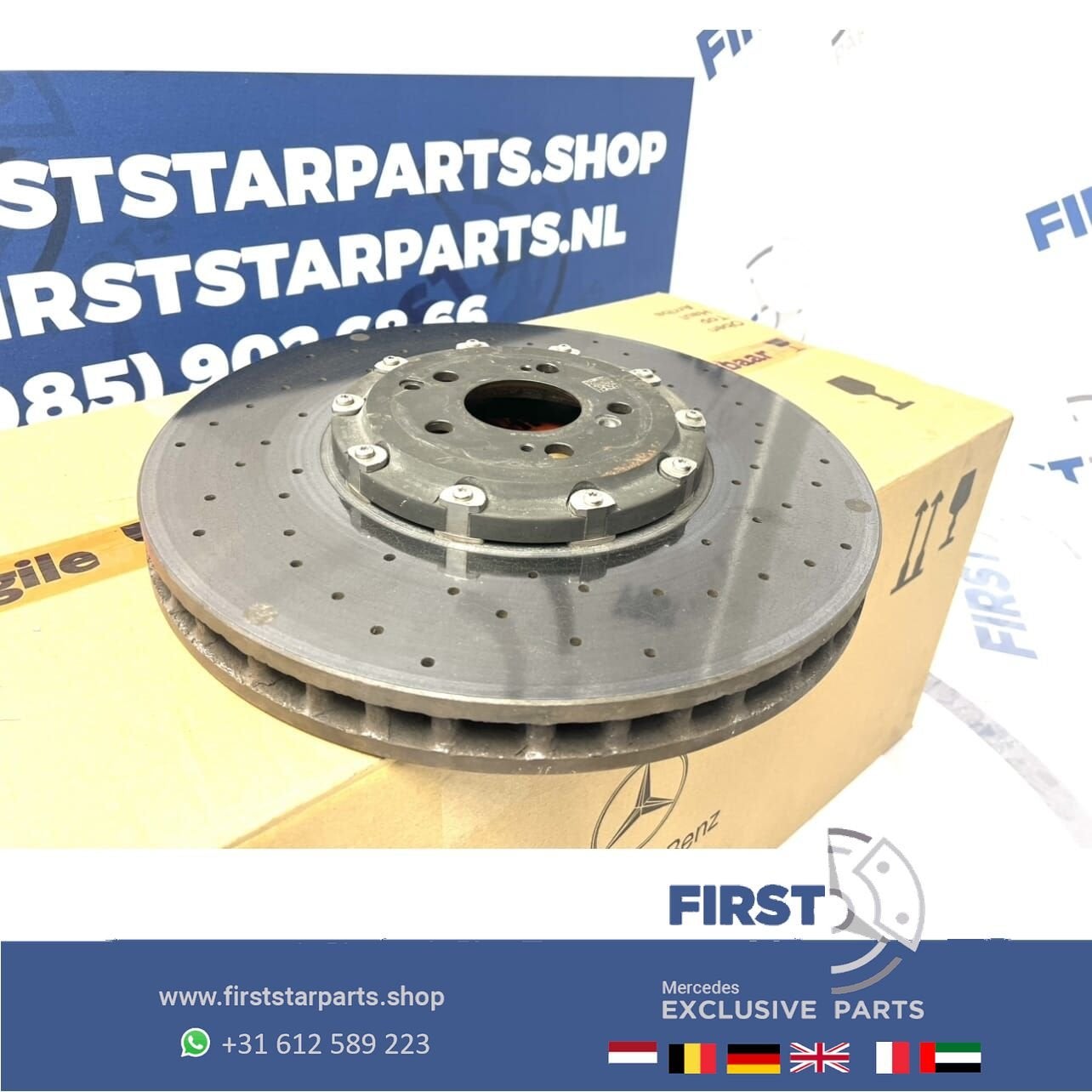 CARBON KERAMISCHE REM SCHIJF A2314211512 KERAMISCHE REMSCHIJ, Auto-onderdelen, Gebruikt, -, Ophalen of Verzenden, -