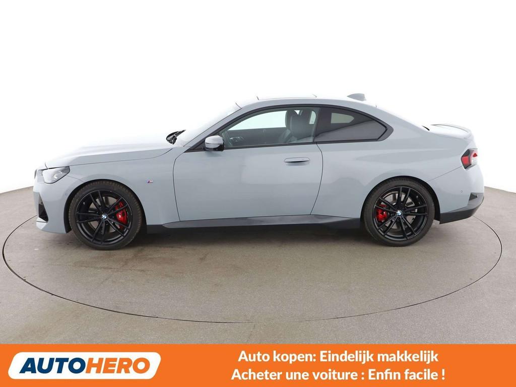 BMW 2 Serie 220 220i M Sport (année de construction 2021), Autos, Argent ou Gris, 149 g/km, Noir, 2 portes