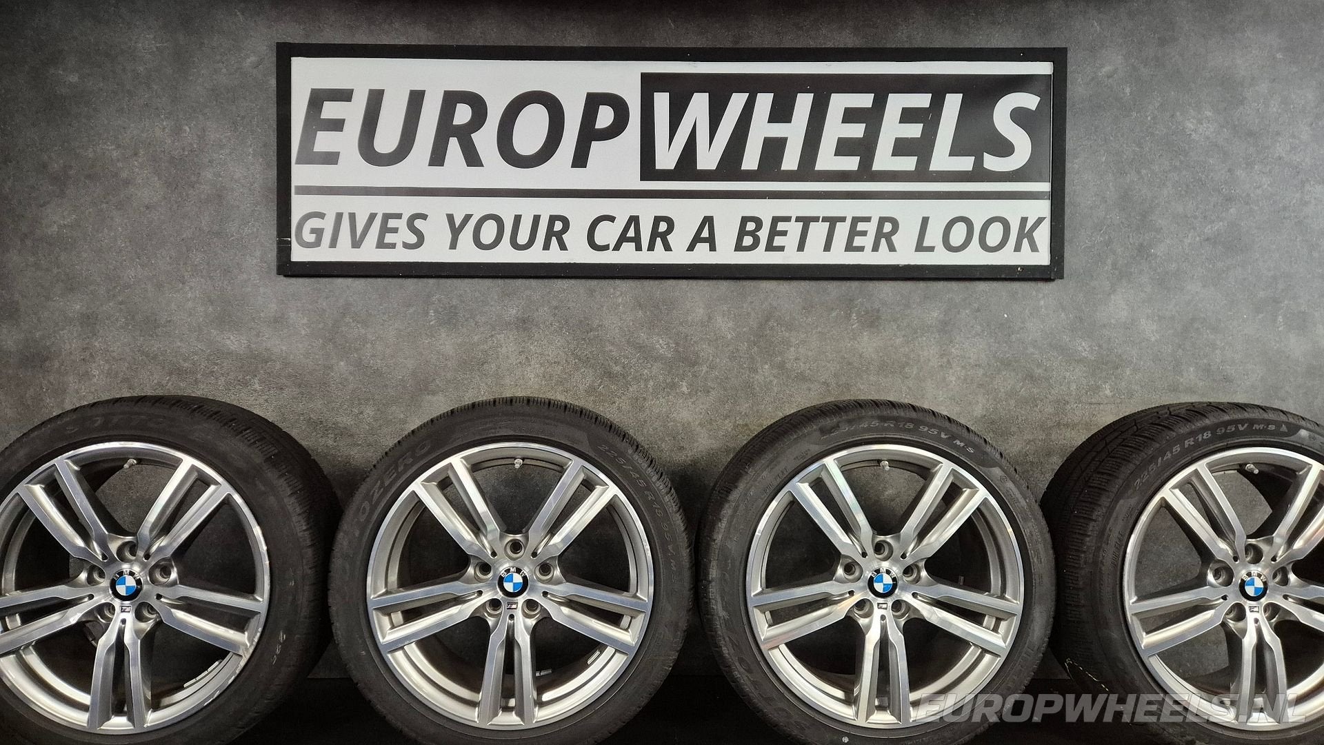 18 inch BMW 2 Serie F45 F46 velgen winterbanden 486M, Autos : Pièces & Accessoires, Pneus & Jantes, Pneus et Jantes, Pneus hiver