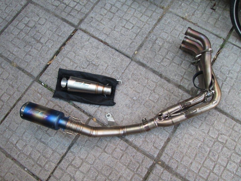 Uitlaat kompleet SC Kawasaki Z900, Motoren, Onderdelen | Kawasaki, Ophalen, Gebruikt
