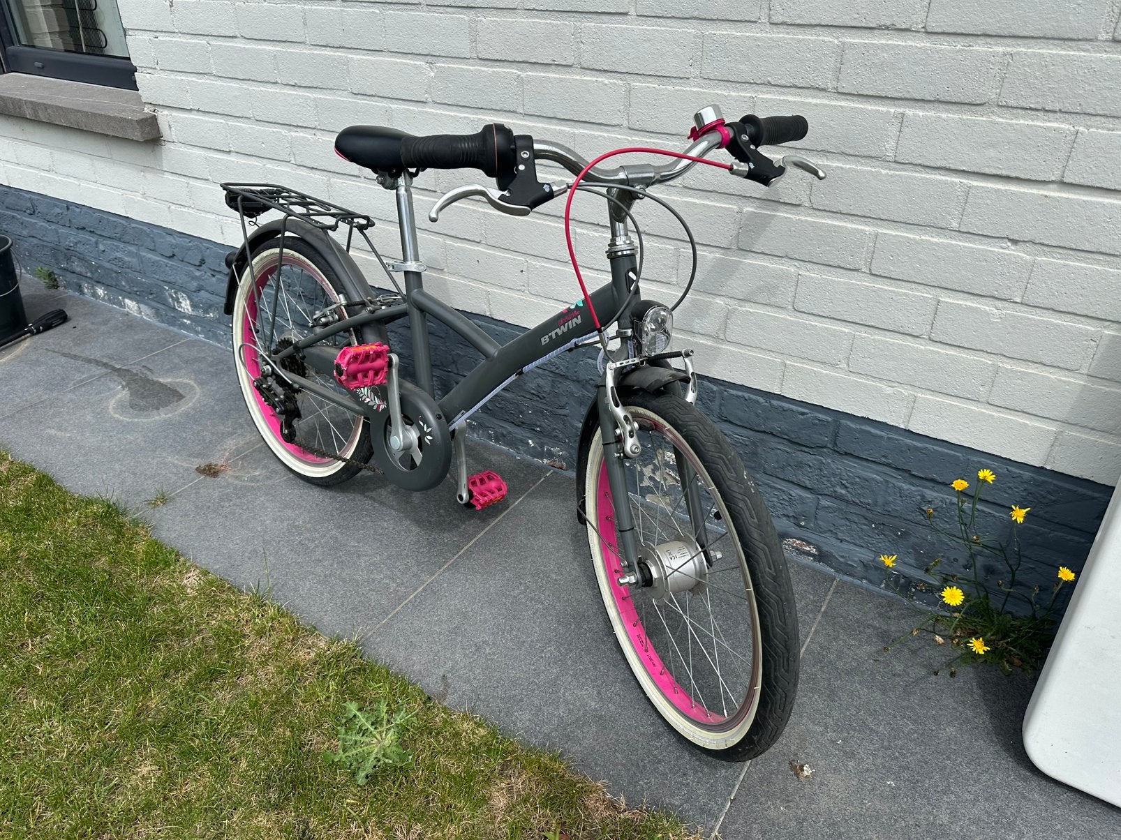 Meisjes fiets 20inch, Vélos & Vélomoteurs, Vélos | Vélos pliables, Autres marques, Vitesses, Frein sur jante, 18 à 20 pouces