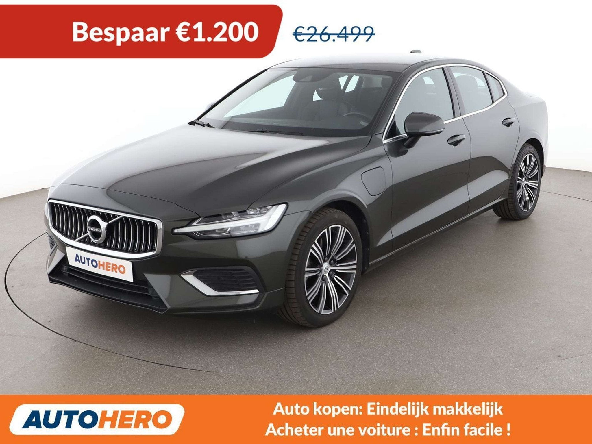 Volvo S60 2.0 T8 Plug-in Hybrid Inscription AWD (bj 2021), Auto's, Automaat, 4 deurs, Gebruikt, 1969 cc