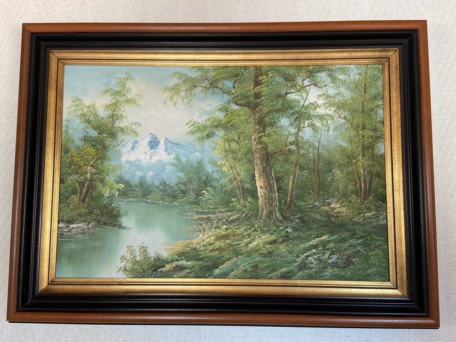 Olieverf schilderij van Irene Cafieri, Ophalen, Olieverf, Doek