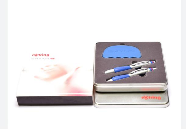 Rotring Skynn geschenkset vintage, Collections, Autres marques, Avec boîte, Enlèvement, Comme neuf