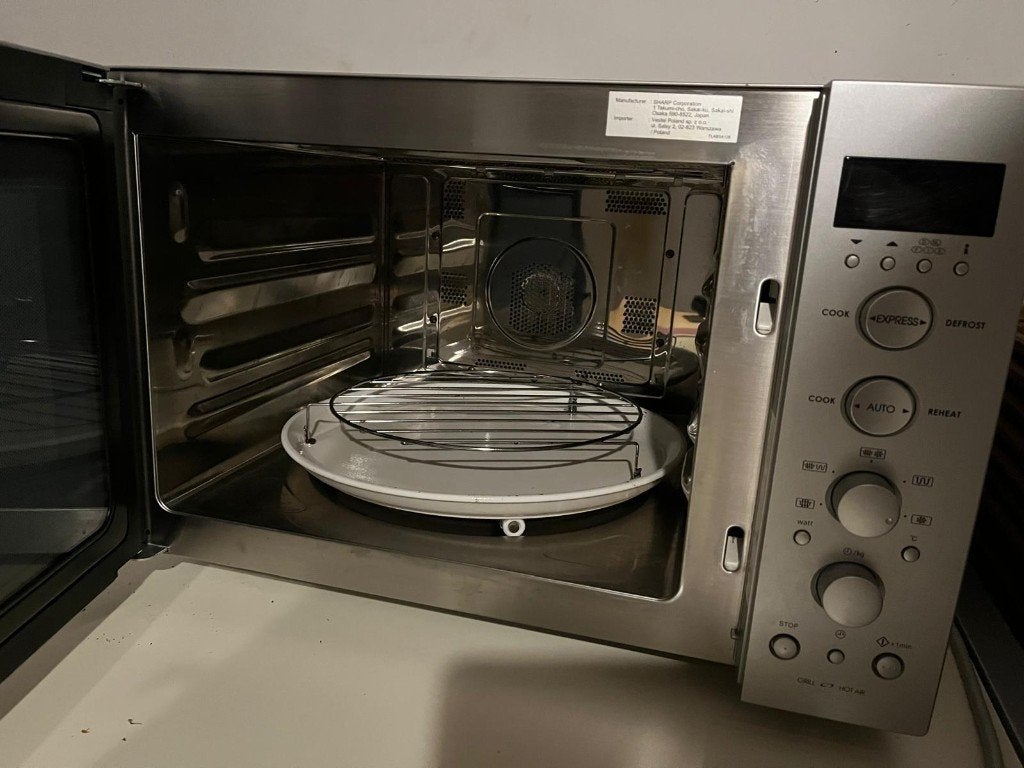Microgolfoven - 40L - Grill & Hetelucht, Enlèvement, Croustillant, Comme neuf, Micro-ondes